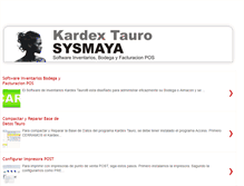 Tablet Screenshot of inventarios-kardex-tauro.sysmaya.net